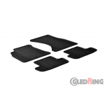 Original Gledring Passform Fußmatten Gummimatten 4 Tlg.+Fixing - Audi A4 2007-10.2015